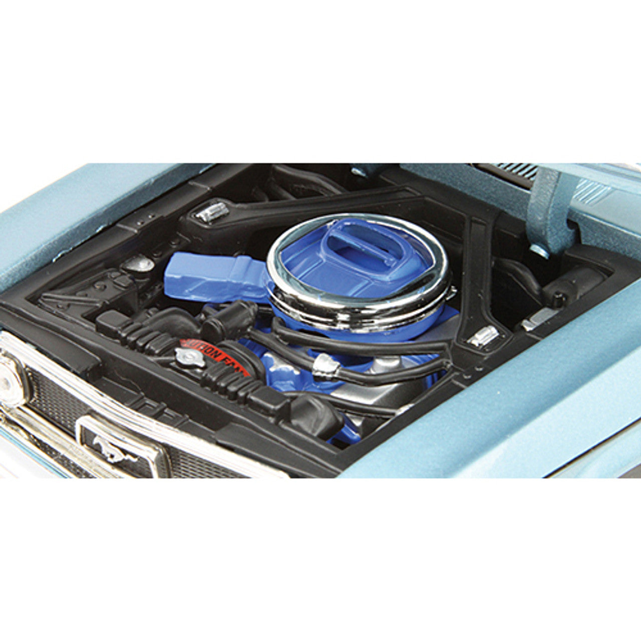 1968 Ford Mustang GT Cobra Jet - blue 1:18 Scale Diecast Model by Maisto