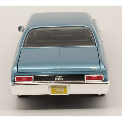 1970 Chevrolet Nova SS Coupe - Blue 1:18 Scale Diecast Model Car by Maisto