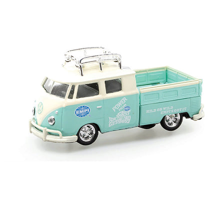 1960 Volkswagen Double Cab Pickup Diecast Model Kit 1:64 Scale  by M2 Machines