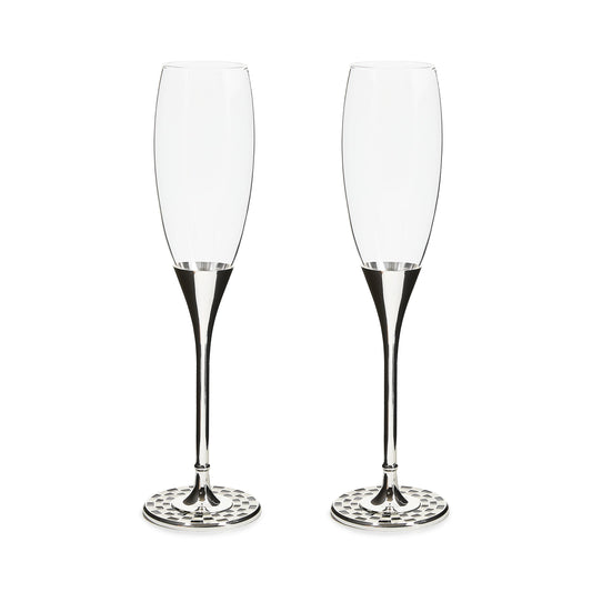 Celebrate Courtly Toasting Flutes, Set of 2