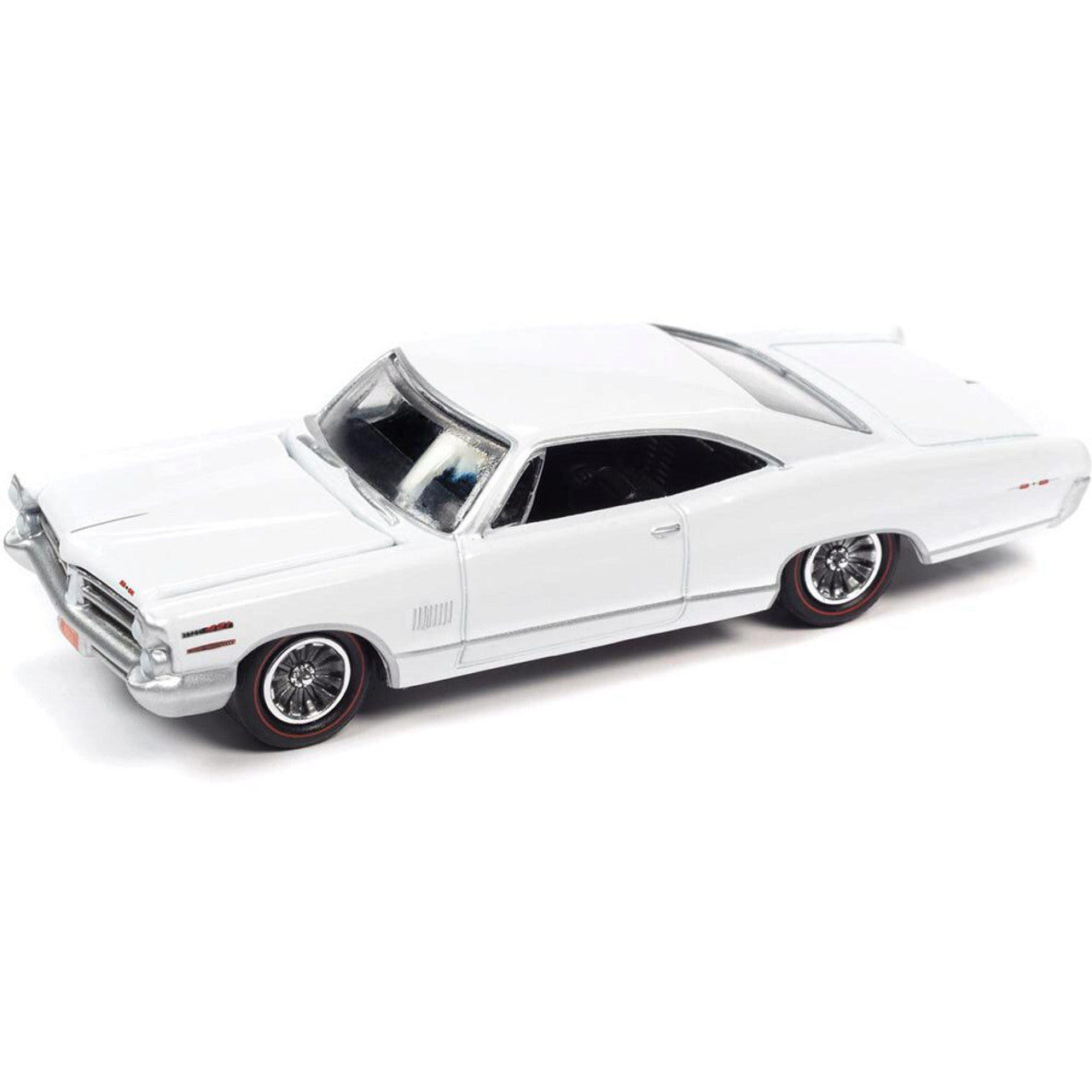 1965 Royal Bobcat Pontiac Catalina 2+2 - White 1:64 Scale Diecast Model Car by Johnny Lightning