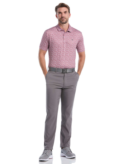Mens Polaroid Confetti Print Polo