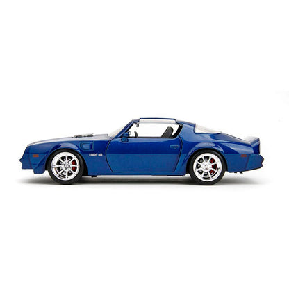 1977 Pontiac Firebird Trans Am - Blue 1:24 Scale Diecast Model Car by Jada Toys