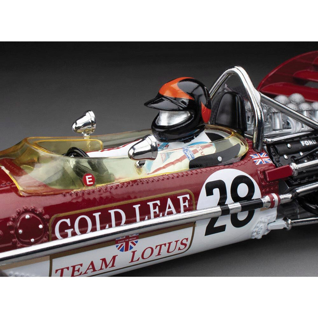 1970 Lotus 49C #28 - Emerson Fittipaldi British Grand Prix 1:18 Scale Diecast Model Car by Sunstar