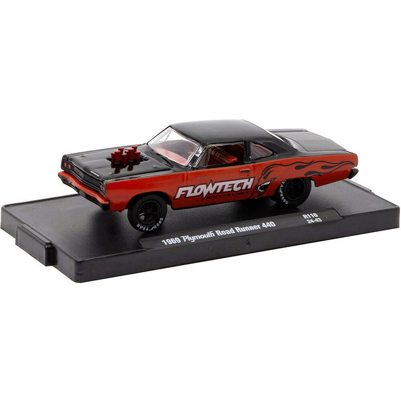 1969 Plymouth Road Runner - Flowtech 1:64 Scale  by M2 Machines