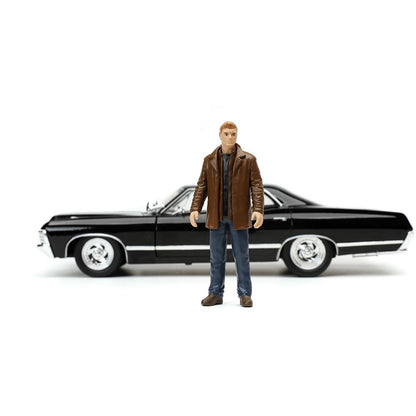 1967 Supernatural Chevy Impala SS w/Dean Winchester Figure 1:24 Scale Diecast Model Car by Jada Toys