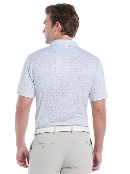 Mens Confetti Chevron All Over Polo