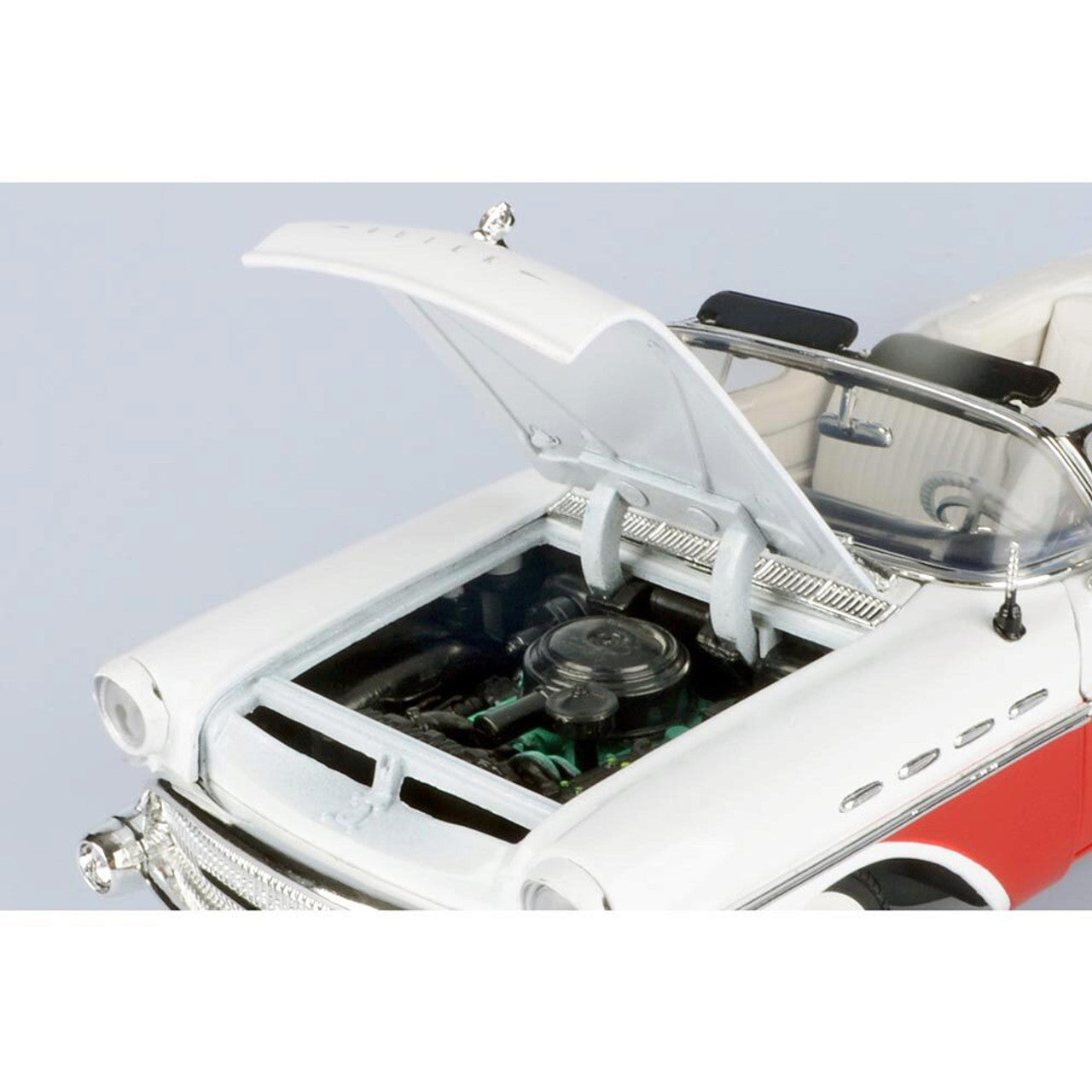1957 Buick Roadmaster Convertible - Red 1:18 Scale Diecast Model by Motormax