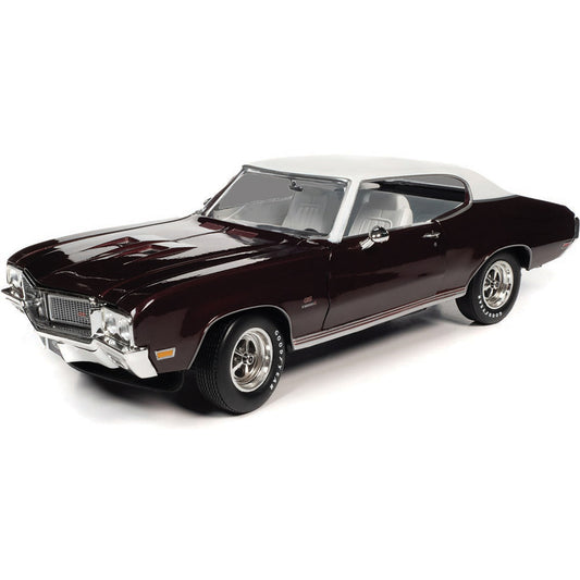 1970 Buick GS Stage 1 Hardtop (MCACN) - Burgundy Mist 1:18 Scale Diecast Model Car by American Muscle - Ertl
