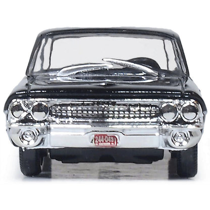 1961 Cadillac Sedan de Ville - Ebony 1:87 Scale Diecast Model Car by Oxford Diecast