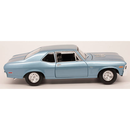 1970 Chevrolet Nova SS Coupe - Blue 1:18 Scale Diecast Model Car by Maisto