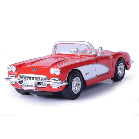 1959 Corvette - Red 1:24 Scale Diecast Model Car by Motormax