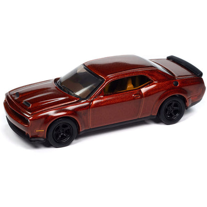 2021 Dodge Challenger SRT Super Stock - Sinamon Stick 1:64 Scale Diecast Model Car by Auto World