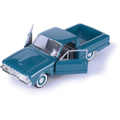 1960 Ford Ranchero  - Turquoise 1:24 Scale Diecast Model Car by Motormax