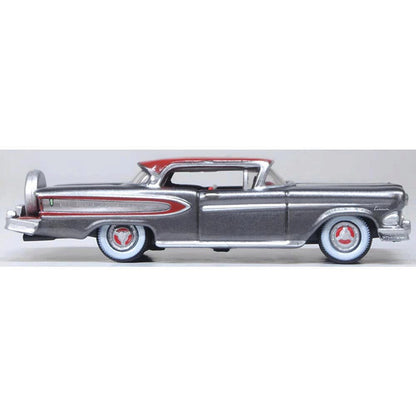 1958 Edsel Citation-Silver/Red 1:87 Scale  by Oxford Diecast
