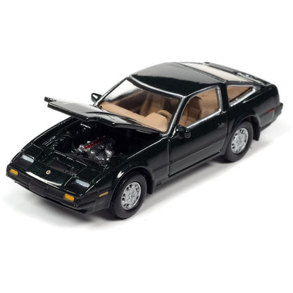 1984 Nissan 300 ZX - Dark Green Metallic 1:64 Scale Diecast Model Car by Johnny Lightning
