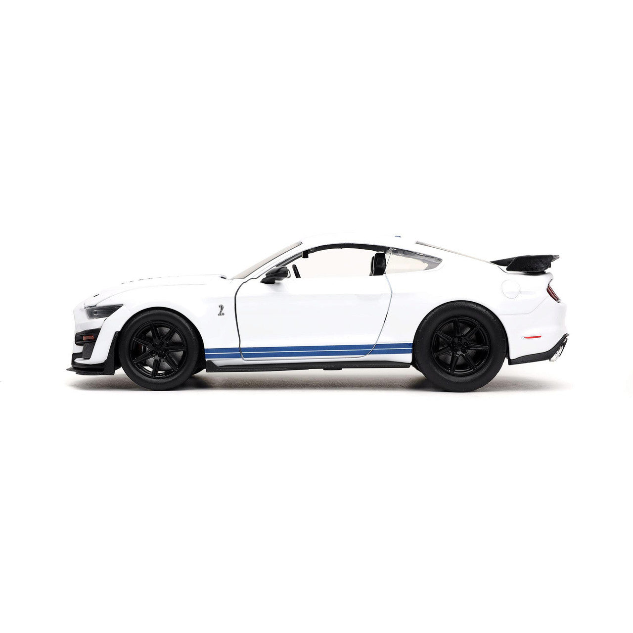 2020 Ford Mustang Shelby G.T. 500 BTM - Gloss White 1:24 Scale Diecast Model Car by Jada Toys