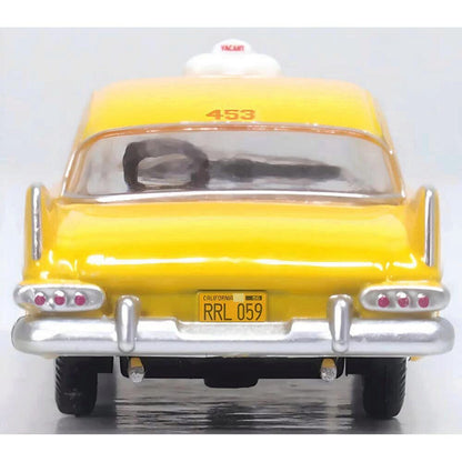 1959 Plymouth Belvedere Sedan-Tanner Cab Co. CA 1:87 Scale  by Oxford Diecast