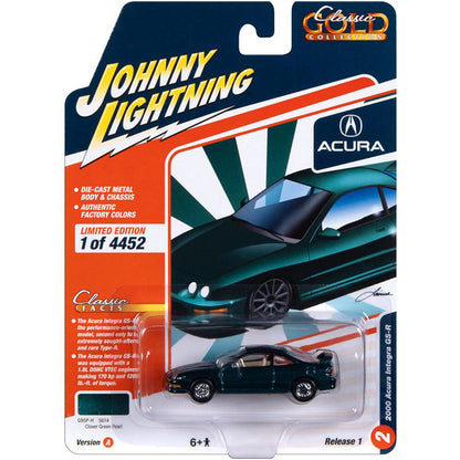 2000 Acura Integra Type R - Clover Green Pearl 1:64 Scale Diecast Model Car by Johnny Lightning