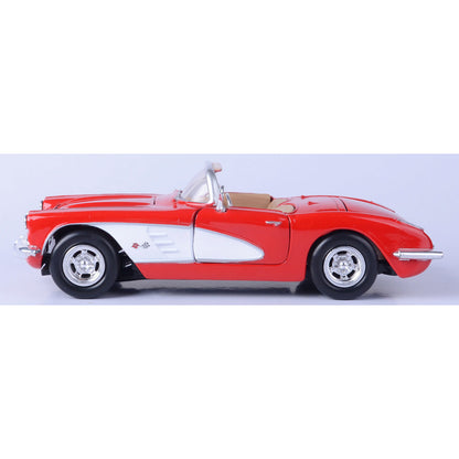 1959 Corvette - Red 1:24 Scale Diecast Model Car by Motormax