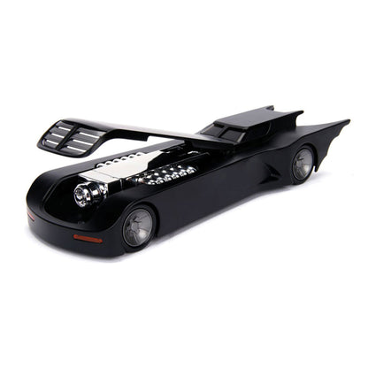 Animated Batman Figure & Batmobile 1:24 Scale Diecast Model by Jada Toys