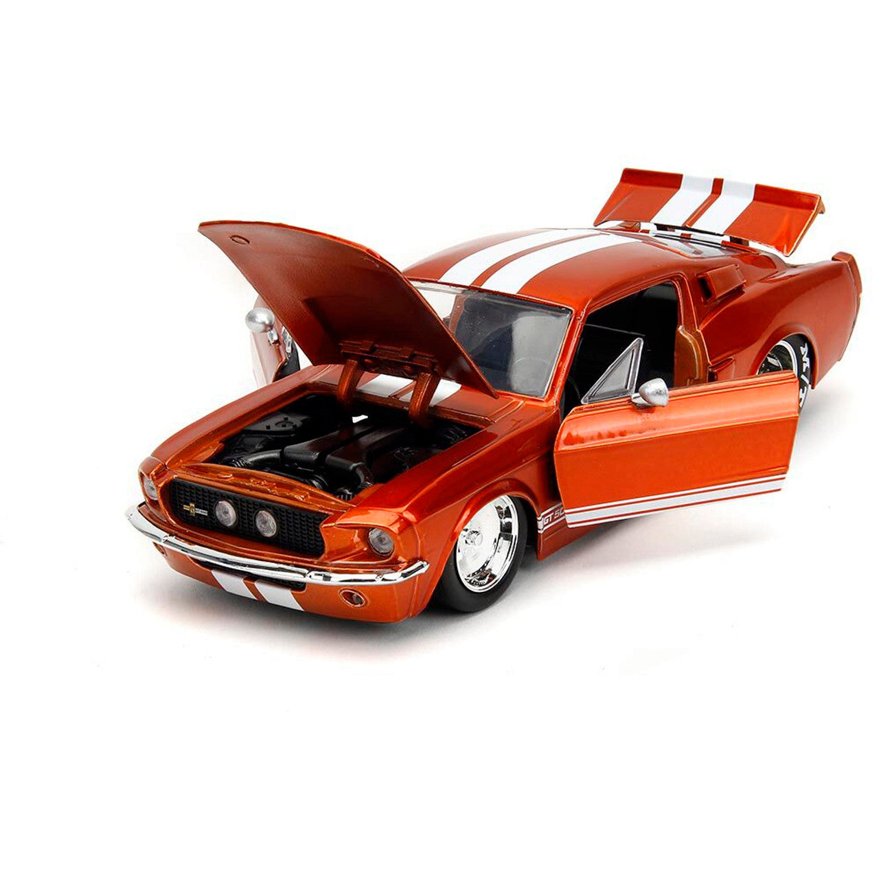 1967 Shelby G.T. 500 - Candy Orange 1:24 Scale Diecast Model Car by Jada Toys