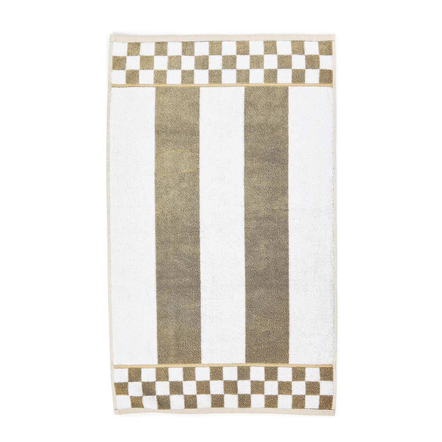 Mocha Stripe Hand Towel