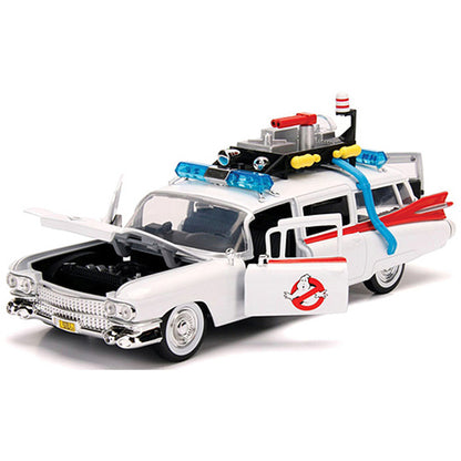 1959 Ghostbusters Ecto-1 Cadillac 1:24 Scale Diecast Model by Jada Toys
