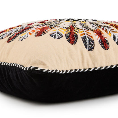 Checked Turkey Throw Pillow