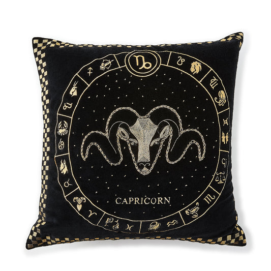 Capricorn Zodiac Throw Pillow