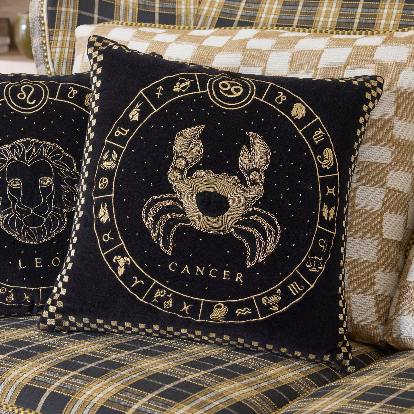 Cancer Zodiac Throw Pillow