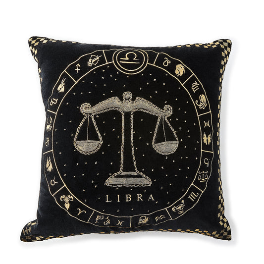 Libra Zodiac Throw Pillow