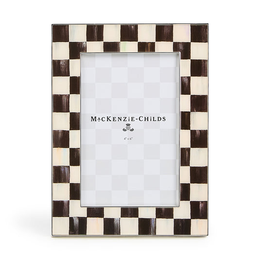 Courtly Check Silver Plated 4¡å x 6¡å Frame
