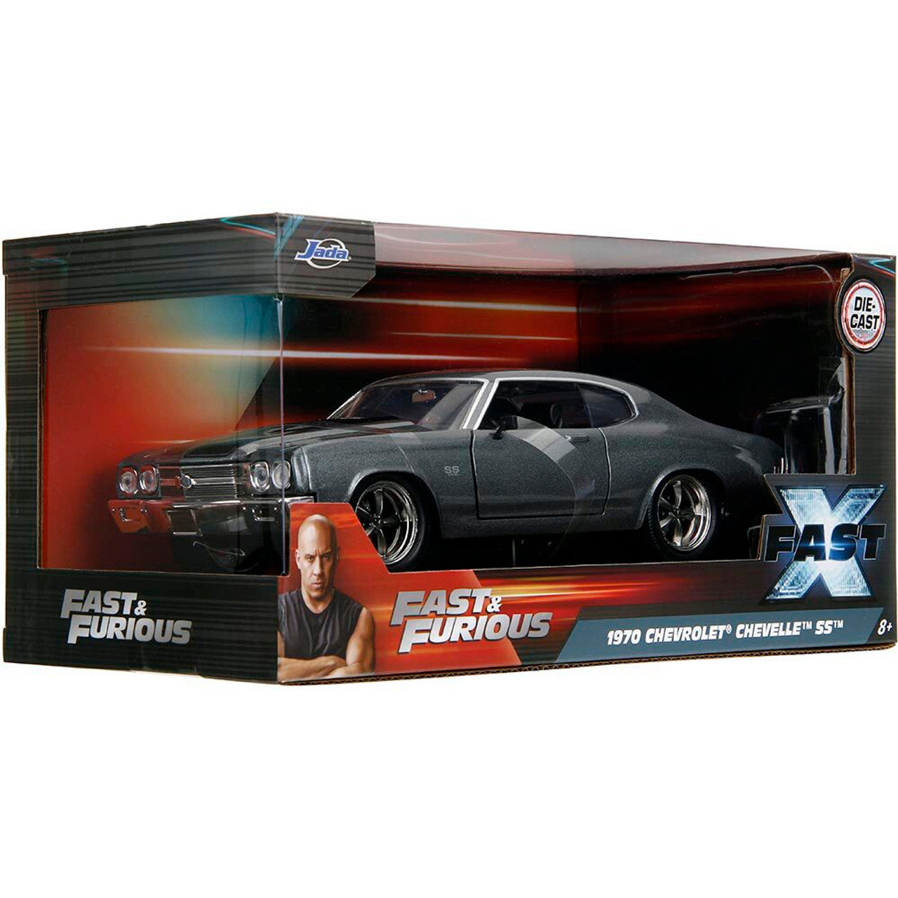 Dom's Chevy Chevelle SS - Fast X 1:24 Scale Diecast Model Car by Jada Toys
