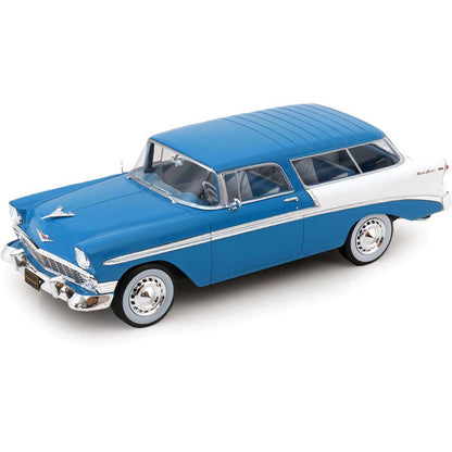 1956 Chevy Nomad - Blue 1:18 Scale Cast Resin Model Car by KK Scale Models