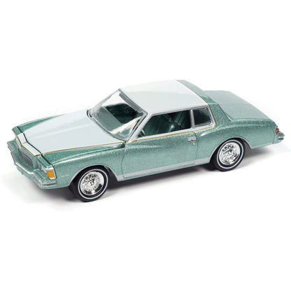 1979 Chevrolet Monte Carlo - Medium Green Firemist 1:64 Scale Diecast Model Car by Johnny Lightning