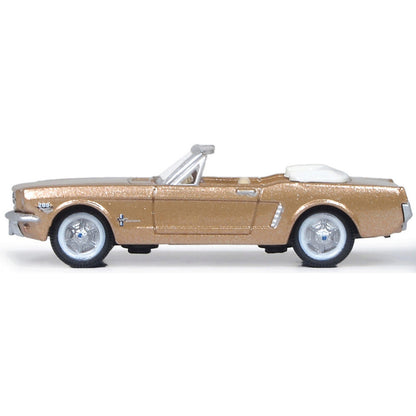 1965 Ford Mustang Convertible - Prairie Bronze 1:87 Scale Diecast Model Car by Oxford Diecast
