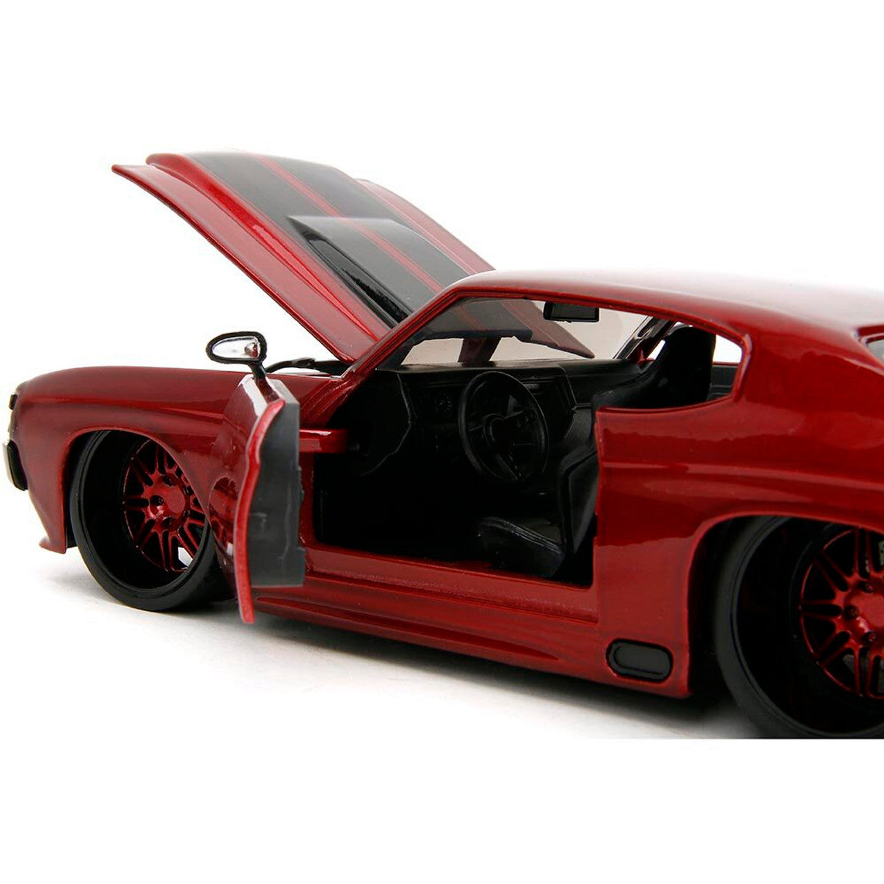1971 Chevy Chevelle SS - Red - Pink Slips 1:24 Scale Diecast Model Car by Jada Toys