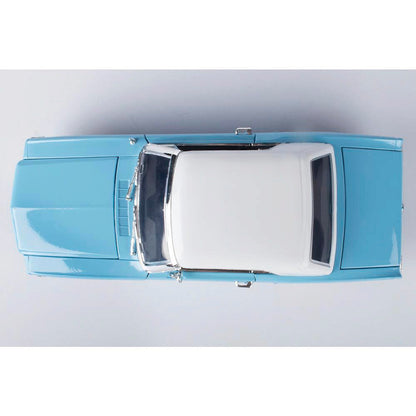 James Bond 1964 1/2 Ford Mustang Thunderball Hardtop - Blue/White 1:18 Scale Diecast Model Car by Motormax