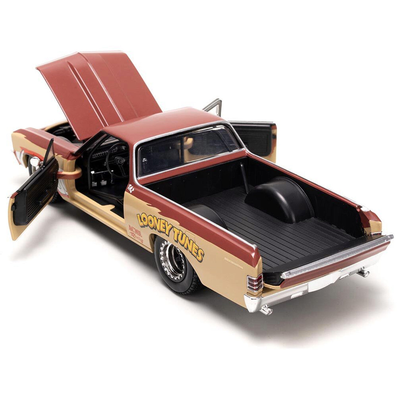 1967 Chevy El Camino W/Tasmanian Devil 1:24 Scale Diecast Model Car by Jada Toys