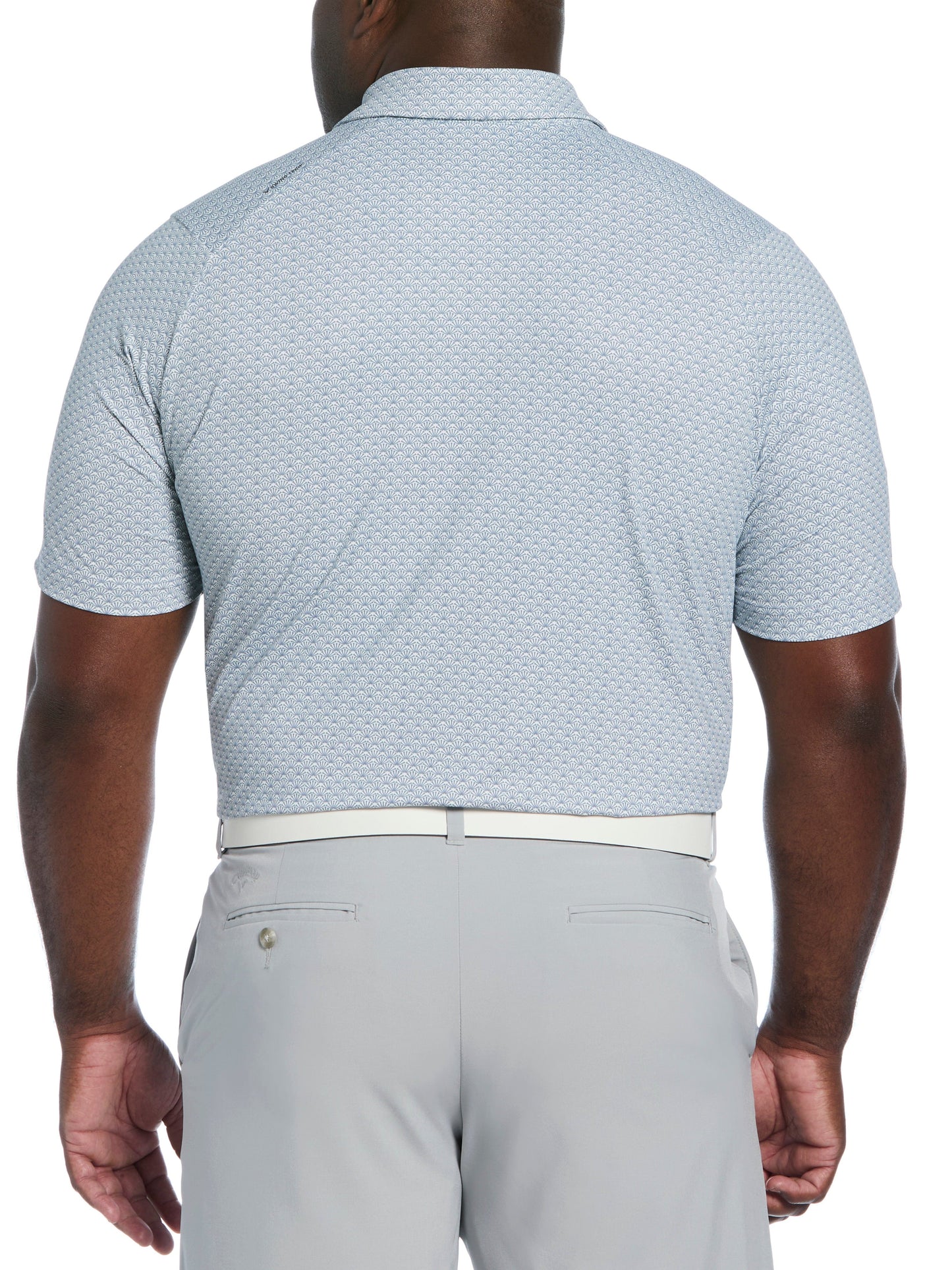Big & Tall Trademark Print Golf Polo