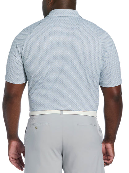 Big & Tall Trademark Print Golf Polo