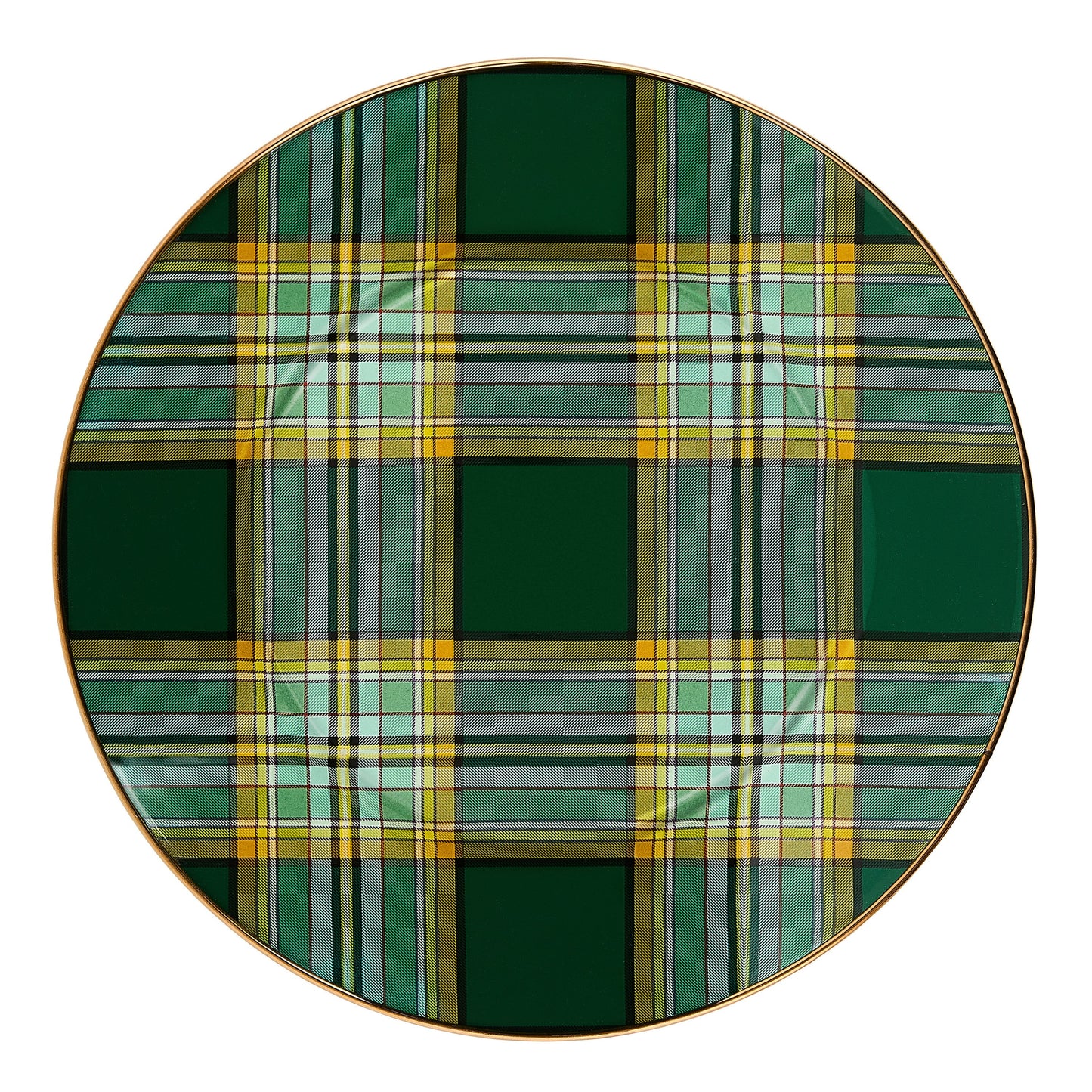 Tartan Green Dinner Plate