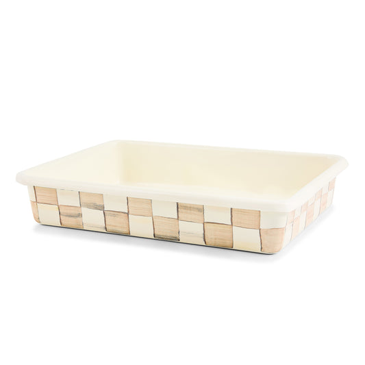 Mocha Check 9¡å x 13¡å Baking Pan