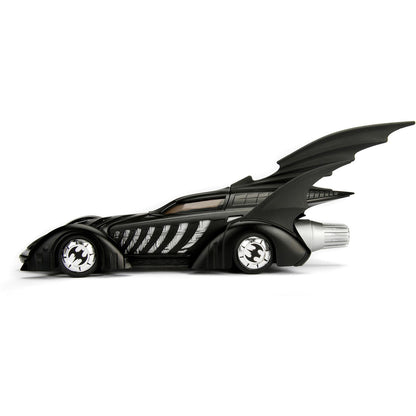 1995 Batman Forever Batmobile w/BATMAN 1:24 Scale Diecast Model Car by Jada Toys