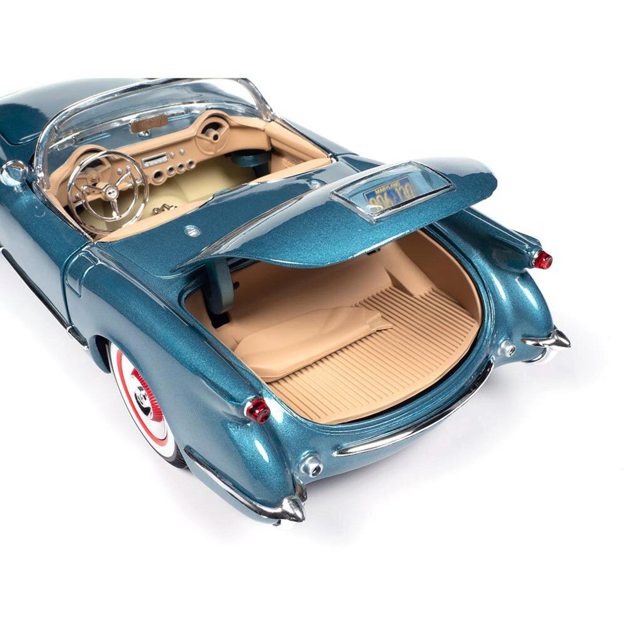 1954 Chevrolet Corvette Convertible 1:18 Scale Diecast Model Car by American Muscle - Ertl