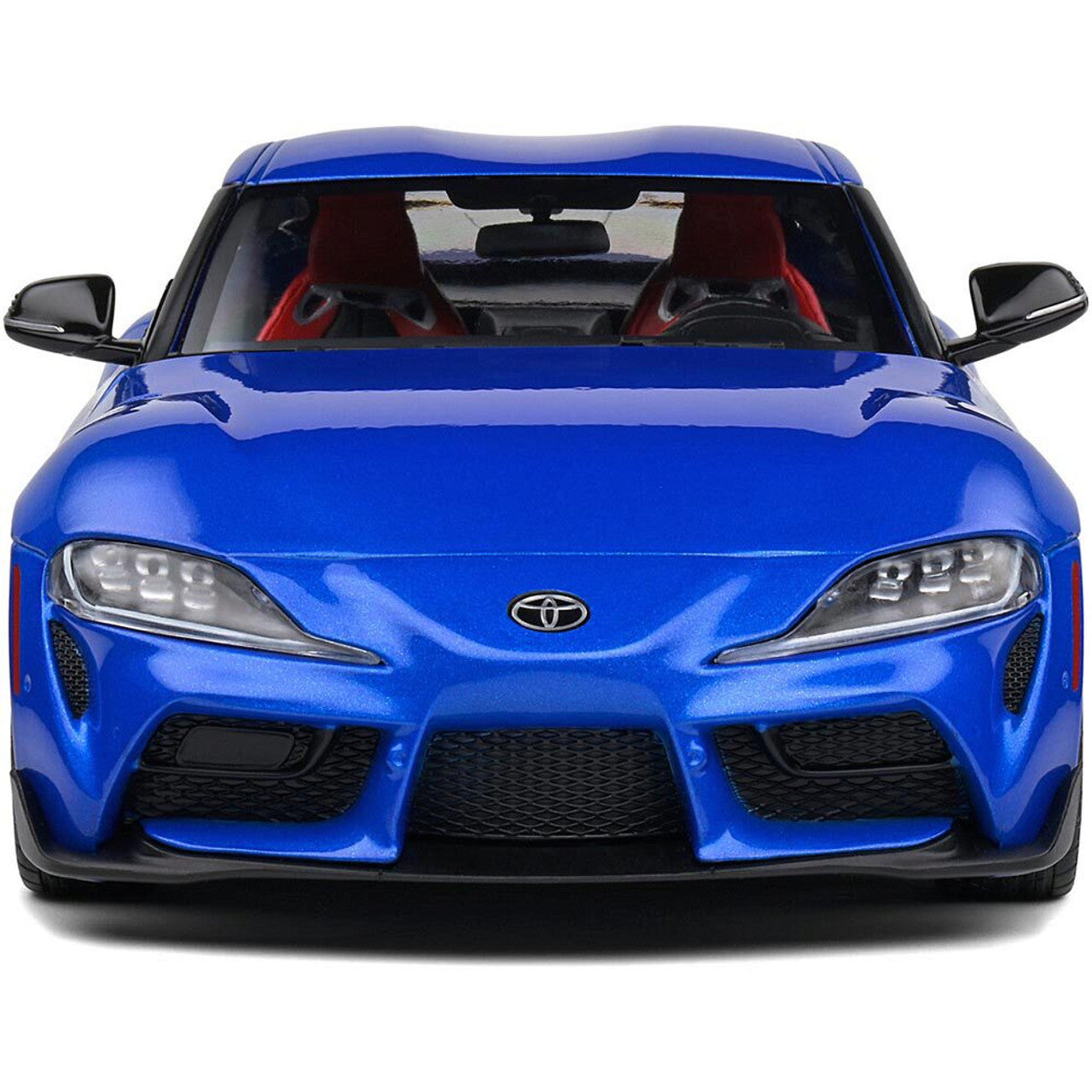 2021 Toyota GR Supra Blue 1:18 Scale Diecast Model Car by Solido