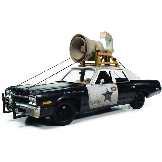 Blues Brothers 1974 Dodge Monaco Police Pursuit with Jake & Elwood Figures 1:18 Scale Diecast Model Car by Auto World