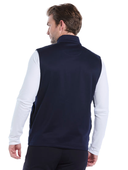 Mens Quilted Puffer Full Zip Golf Vest