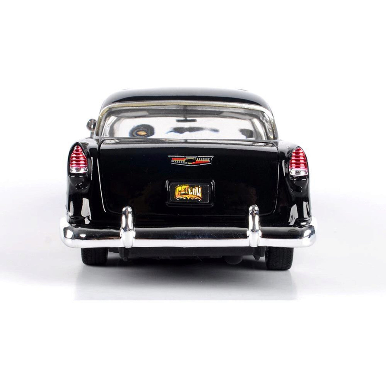 1955 Chevy Bel Air Low Rider with Visor - Gold 1:24 Scale Diecast Model Car by Motormax